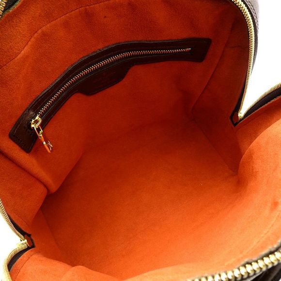 Louis Vuitton Damier Brera Ebene Handbag Brown - Picture 7 of 8